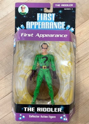 Figura de acción DC Direct Primera aparición The Riddler serie 3 NUEVA SIN USAR, EN CAJA Foto 1 de 4