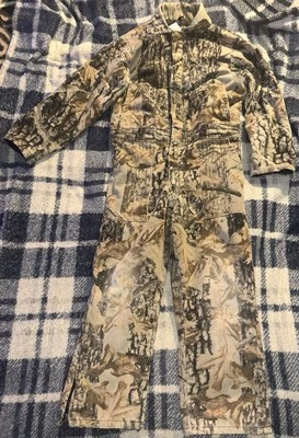 Vintage Mossy Oak Commander Overalls boys youth size 12 - Image 1 of 4