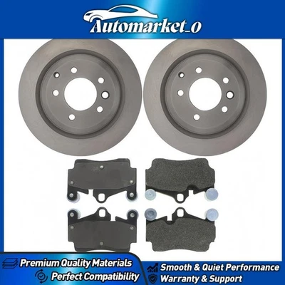 Kit de atualização de freio a disco traseiro peças centrais para Porsche Cayenne 2005-2010 - Imagem 1 de 2