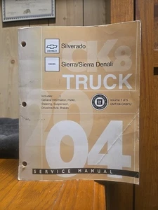 2004 Chevy GMC Silverado 1500 Truck Service Repair VOL 1 Of 5 OEM LS LT Z71 SS  - Picture 1 of 1