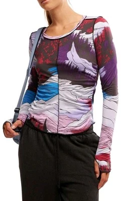 New Free People FP Movement Right On Run Long Sleeve Rocky Ridge Sz Small - Image 1 of 4