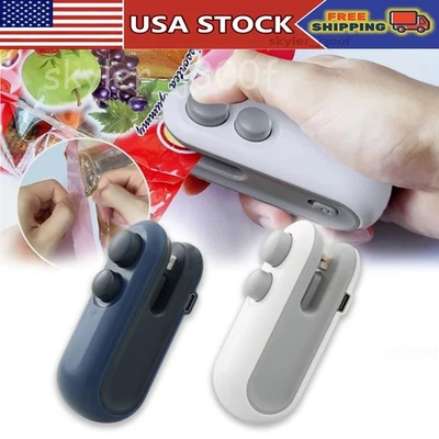 Mini Heat Bag Sealer Handheld Food Packaging Sealing Machine Portable - Image 1 of 4