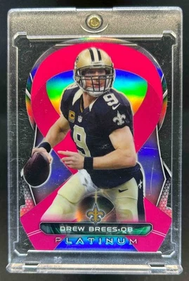 Cinta troquelada Topps Platinum Drew Brees BCA/STS 2015 #BSDR-DBR Saints Foto 1 de 2