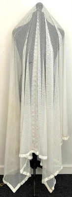 British Military Issue White Snow Arctic Camouflage Netting Shroud Cover - Image 1 of 4