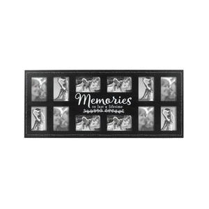 Prinz 12-Opening Memories Collage Picture Frame 36'' X 15.5'', Black (09-DS-8... - Picture 1 of 5