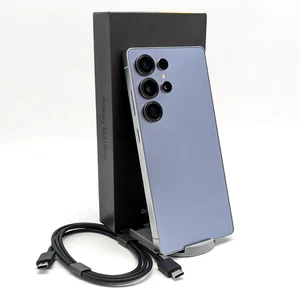 Samsung Galaxy S25 Ultra S938U 256 GB | Titanio Azul Plateado | SOLO AT&T - Imagen 1 de 10