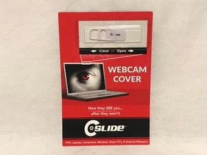 The Original Sliding Webcam Cover | C-Slide White Stalker Blocker FREE SHIPPING - Picture 1 of 1