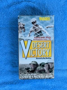DESERT VICTORY VHS Tape 1943 Documentary WWII RARE Cameramen At War Kino - Picture 1 of 3