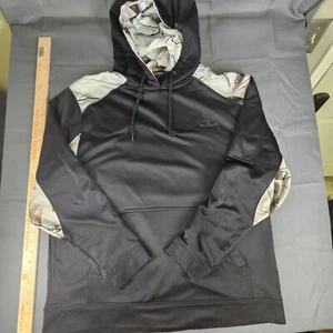 Huntworth schwarz mit Schneetarn Akzenten Pullover Hoodie Größe Large - Bild 1 von 6