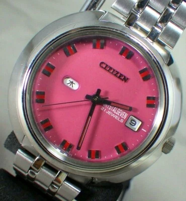 [Raro] Vintage Citizen Crystal Seven 8200 Relógio Automático [Excelente+5] #175a - Imagem 1 de 4