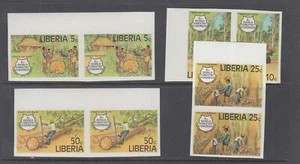 Liberia # 826-29 MNH Imperf Pairs 1978 World Forestry Congress - Picture 1 of 1