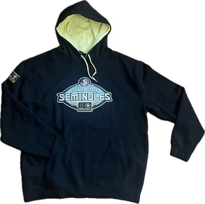 2015 NCAA Rose Bowl Playoff Semifinal Game Florida State Seminoles Hoodie 2XL - Image 1 of 4