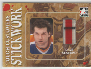 2005-06 ITG Tough Customers Stickwork Stick SP Dave Semenko Edmonton Oilers