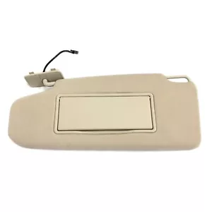 2014-2018 Volvo S60 Sun Visor Driver BEIGE Left Side Shade OEM W/ Lights - Picture 1 of 4