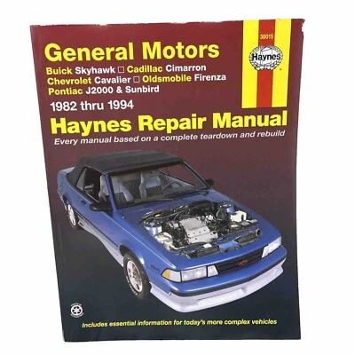 Pontiac J2000 Sunbird 1982-1994 servicio de puesta a punto reparación manual diagramas de cableado Foto 1 de 4