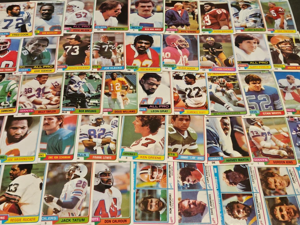 1981 TOPPS FOOTBALL #1-249 YOU PICK SEE SCANS OF EVERY CARD NEW LISTING STARS,RC - Image 1 of 1