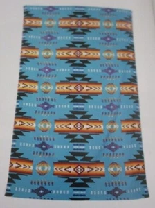 Nueva toalla de regalo azteca azul turquesa de gran tamaño nativa del suroeste baño playa piscina - Imagen 1 de 2