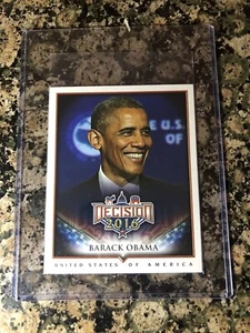 BARACK OBAMA Decision 2016 Jumbo Box Topper Series 1 Card #J1 - Picture 1 of 2