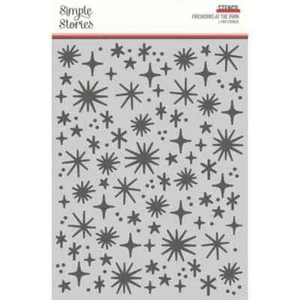 Simple Stories Schablone 6" x 8" Feuerwerk im Park #17925 - Bild 1 von 1