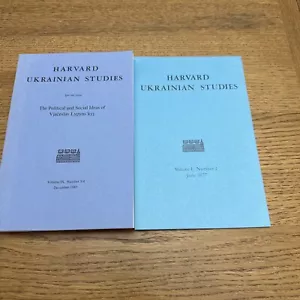 Harvard Ukrainistik Sonderheft Bände I & IX Nummern 2,3/4 1977 & 1985 - Bild 1 von 16