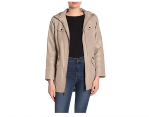 NWT Michael Kors Lightweight Anorak Soft Shell Hooded Jacket - L or XL - Picture 1 of 7