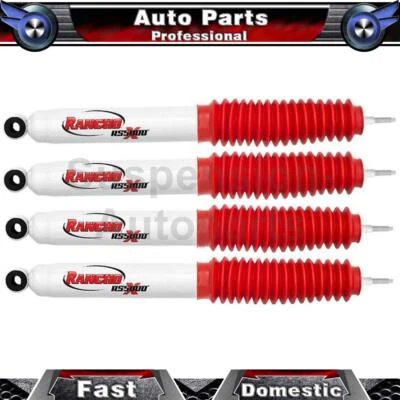 Amortiguador trasero delantero 4X Rancho para Ford F-150 1977-1979 Foto 1 de 3