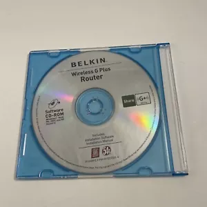 Belkin Wireless G Plus Router Disk Only - Picture 1 of 5