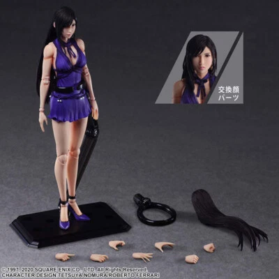 Final Fantasy VII Tifa Lockhart Action Figure Play Arts Kai Remake No Box - Image 1 of 4