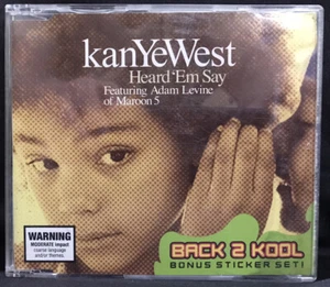 KANYE WEST Heard ‘Em Say CD SINGLE *insert moisture affected* FAST FREE POST - Foto 1 di 4
