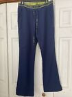 Activate Med Couture Scrub Pants Womens Navy Blue 4 Way Stretch Size S