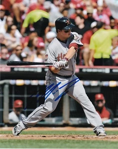 MATT DOMINGUEZ HOUSTON ASTROS ACTION SIGNED 8x10 - Picture 1 of 1