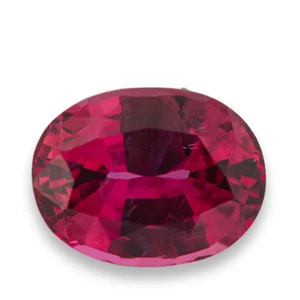 Rare No Heat Natural Thailand Purplish Red Ruby 1.22ct GIA Pigeon Blood Oval - Picture 1 of 8