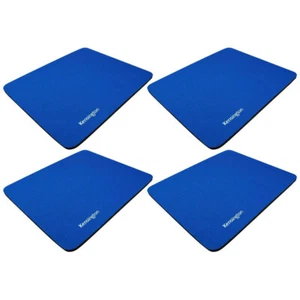 4PK Kensington Basic Mouse Pad Mat Mousepad for PC/Laptop Desktop Computer Blue - Picture 1 of 2