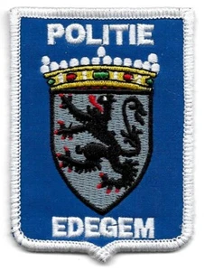 BELGIEN Politie EDEGEM Polizei Abzeichen Police Patch Belgium Flandern Antwerpen - Bild 1 von 1
