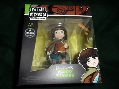 Mini Epics Weta Workshop Lord of the Rings Frodo Baggins Figure Exclusive - Image 1 of 4