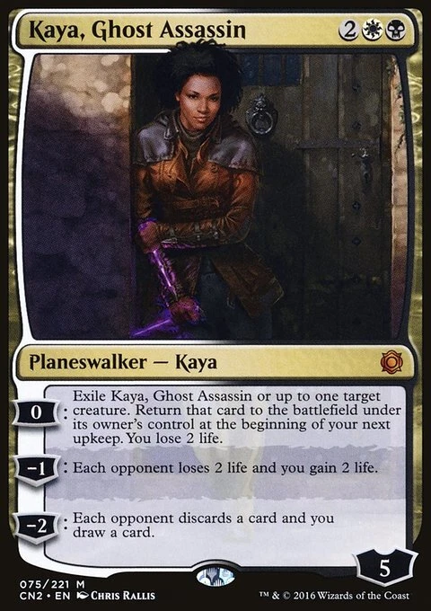 MTG Kaya, Ghost Assassin (75/234) Conspiracy Take the Crown LP - Image 1 of 1