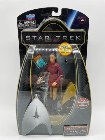 Star Trek Warp Collection 6" Cadet Uhura Playmates Action Figure, Sealed Cover