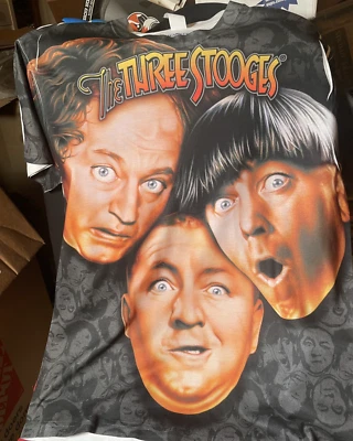 Camiseta clásica Three Stooges grande (parece mediana/pequeña) ver medida abajo Foto 1 de 4