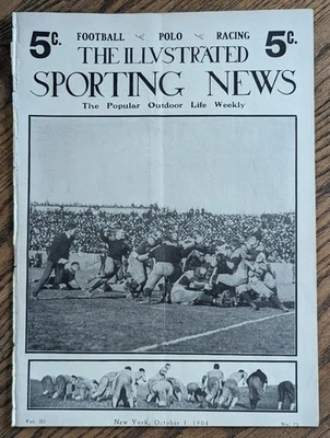 Illustrated Sporting News 1904 Columbia Football Lenox Mass Horse Show - Image 1 of 4