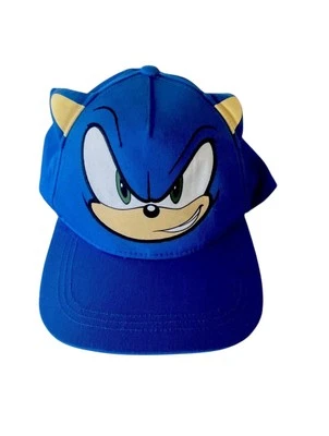 Sombrero Personaje Sonic the Hedgehog 3D - Gorra de Béisbol Ajustable Azul con Orejas Foto 1 de 4