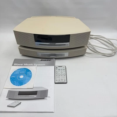 Bose Wave Music System AWRCC2 w/ 3-Disc Multi-CD Changer w/ Remote TESTED *READ* - Image 1 of 4