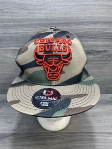 Ultra Juego NBA Chicago Bulls Unisex Snapback Sombrero Camuflado Gorra SnapBack Ajustable - Imagen 1 de 10