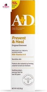 A+D Original Diaper Rash Ointment & Skin Protectant -Tattoo & Wound care 4oz... - Picture 1 of 8