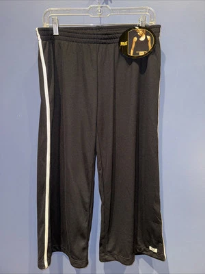 Womens Xl Crop Wide Leg Sweat Leisure Travel Pant, NWT Everlast, 33 X 22 - Image 1 of 4