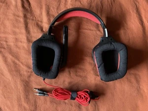 Logitech G230 Black/Red Over the Ear Gaming Headset - Bild 1 von 6