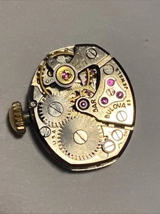 Bulova Movement For Part/ Repair 23 Jewel Bulova 5AR Good Staff USA - Picture 1 of 5
