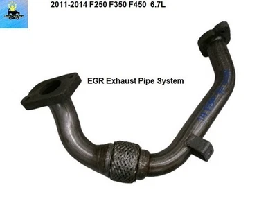 11 12 13 14 Ford F250 F350 6,7 L diésel EGR enfriador tubo de escape sistema tubo Foto 1 de 4