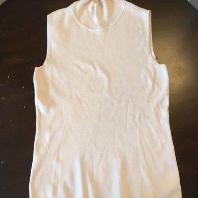 Chicos колонка подкладка водолазка рукав вязаный верхний слоновой кости размер 0 - Изображение 1 из 4