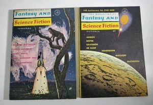 2) Richard Matheson 1963 Magazine  Fantasy and Science Fiction GIRL OF MY DREAMS - Bild 1 von 18