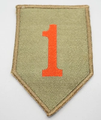 WWII 1st Infantry Division The Big Red One Patch GREAT SHAPE WITH NO GLOW - Image 1 of 2